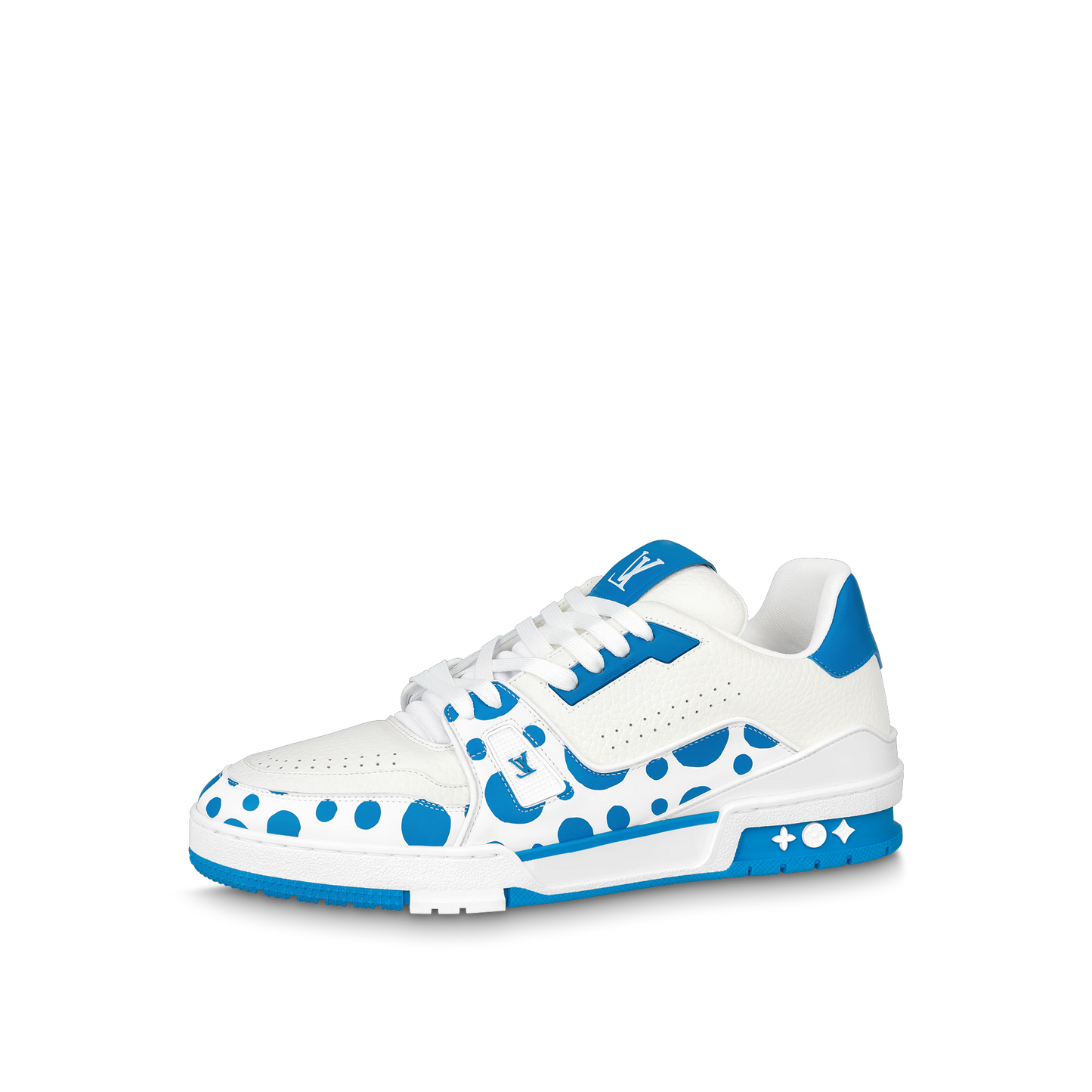 Louis Vuitton x Yayoi Kusama Trainer White Blue