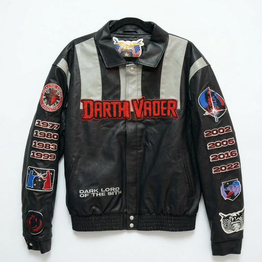 Jeff Hamilton Star Wars Darth Vader Leather Jacket Black Negra