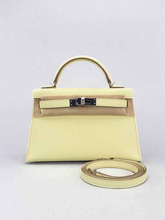 Hermes Mini Kelly 20 Epsom Juane Milton Palladium Hardware