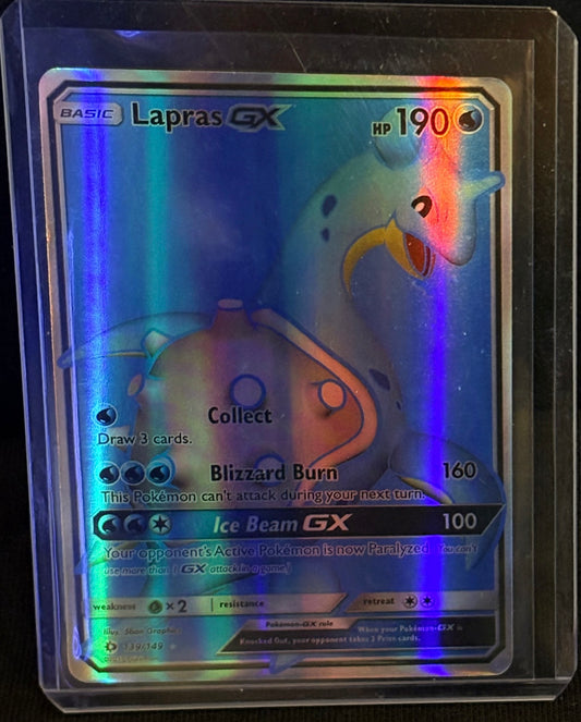 CARTA POKEMON Lapras GX 139/149 – Full Art