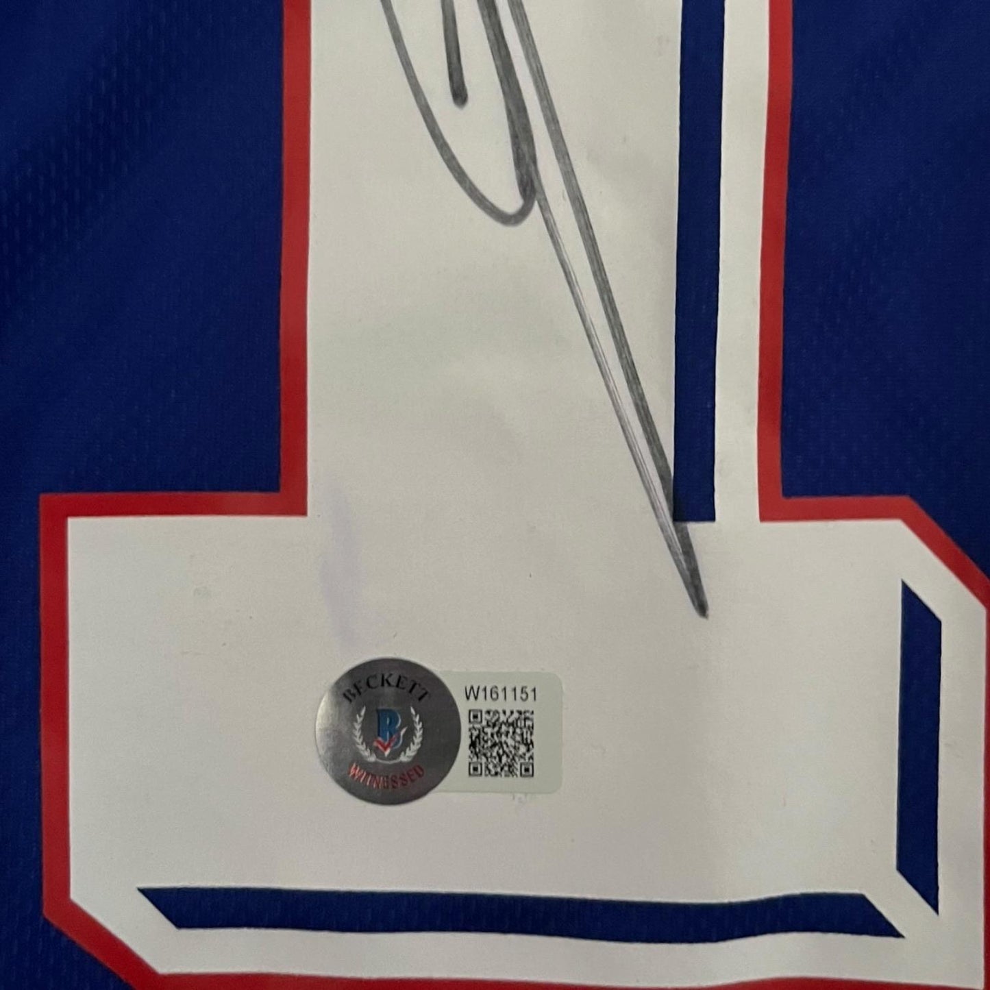 Jersey de la selección francesa autografiado por Zinedine Zidane