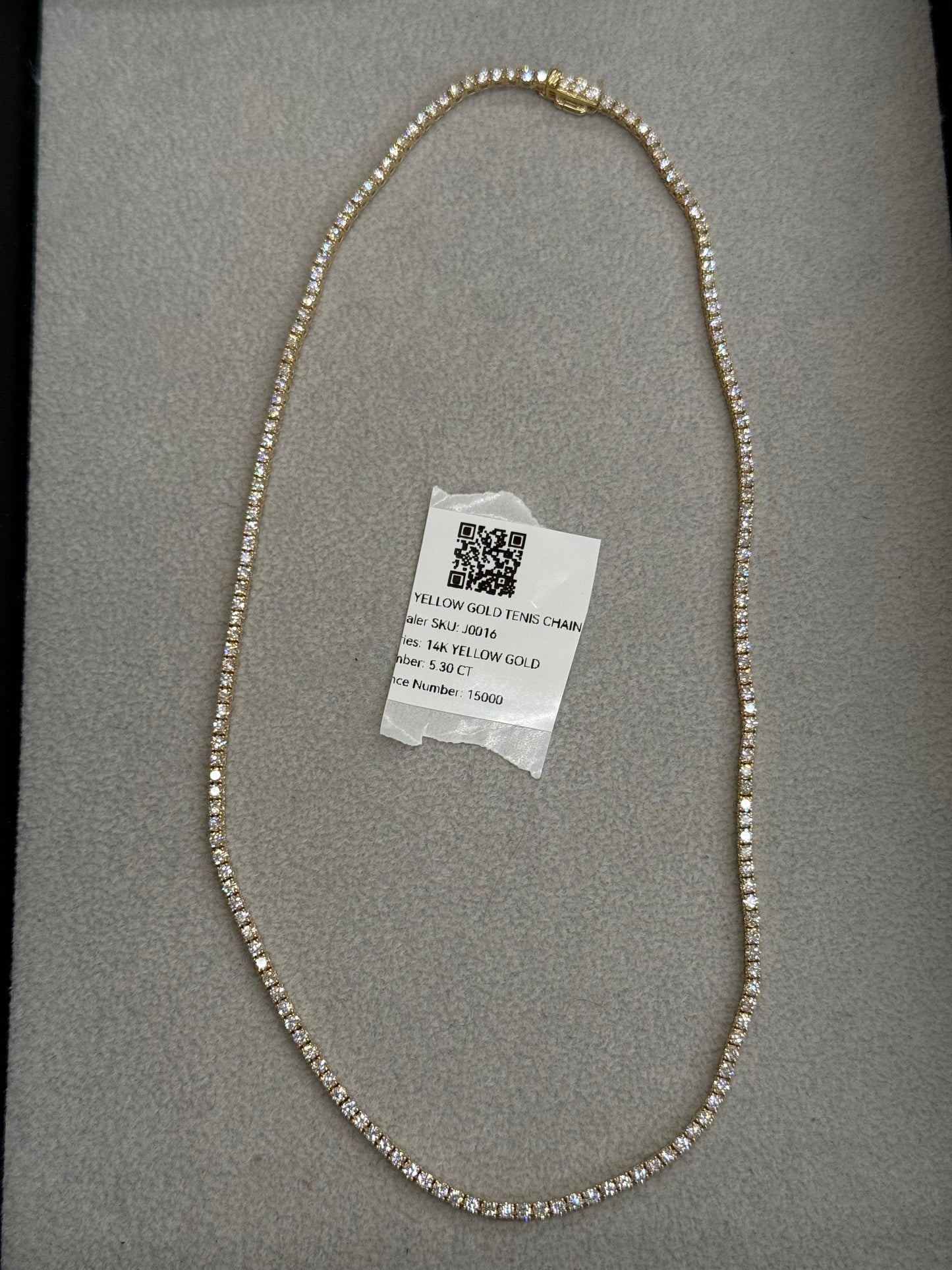 Collar de Diamantes oro 14k