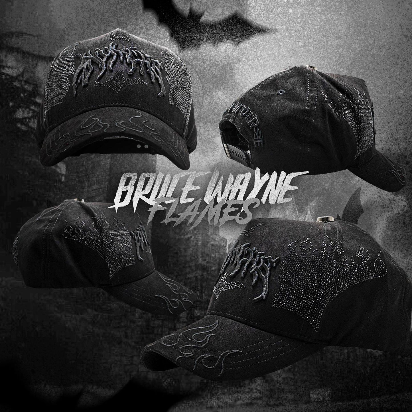 GORRA ANYMORE BRUCE WAYNE FLAMES (PREVENTA)