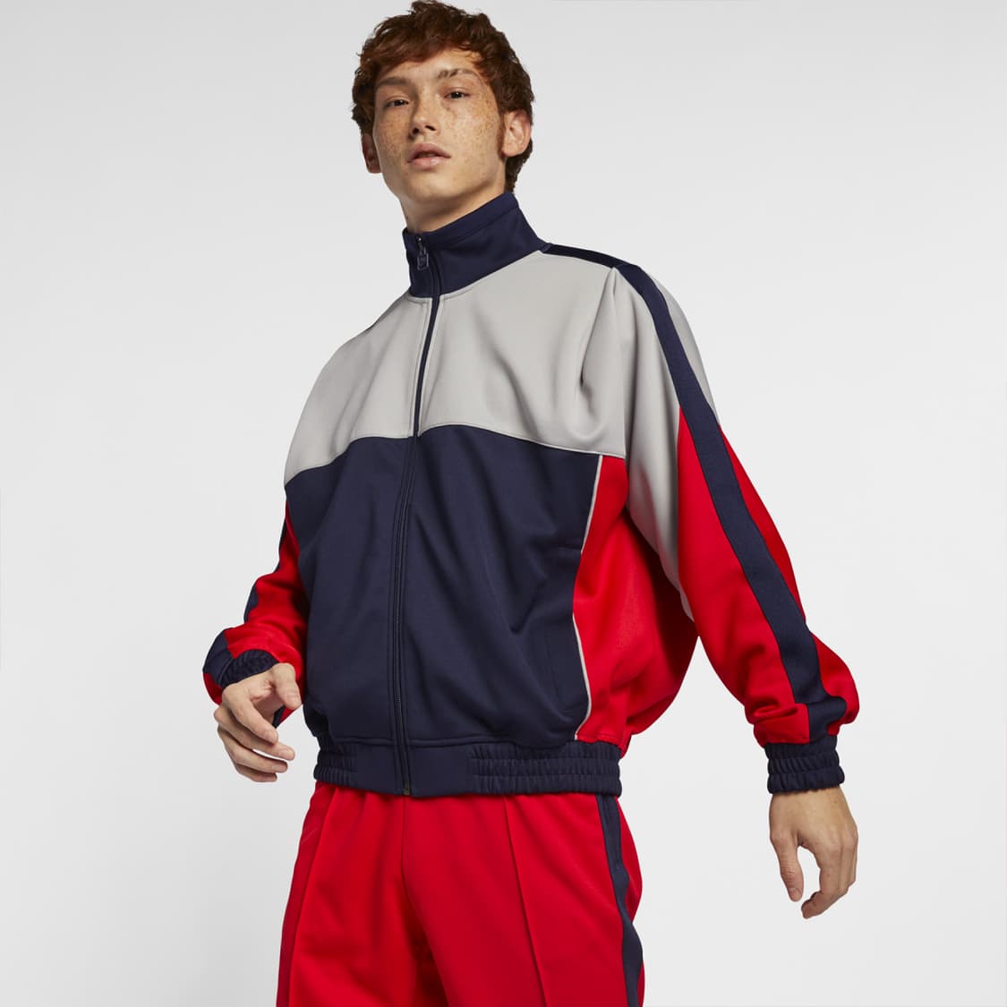 Nike X Martine Rose Track Men's Jacket Red/Blue