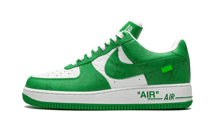 Louis Vuitton Nike Air Force 1 Low By Virgil Abloh White Green NO BOX