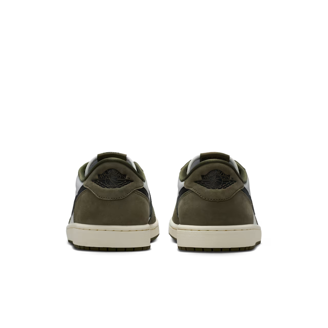Air Jordan 1 Low OG Medium Olive and Summit White