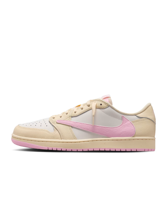 Air Jordan 1 Low x Travis Scott Muslin and Shy Pink