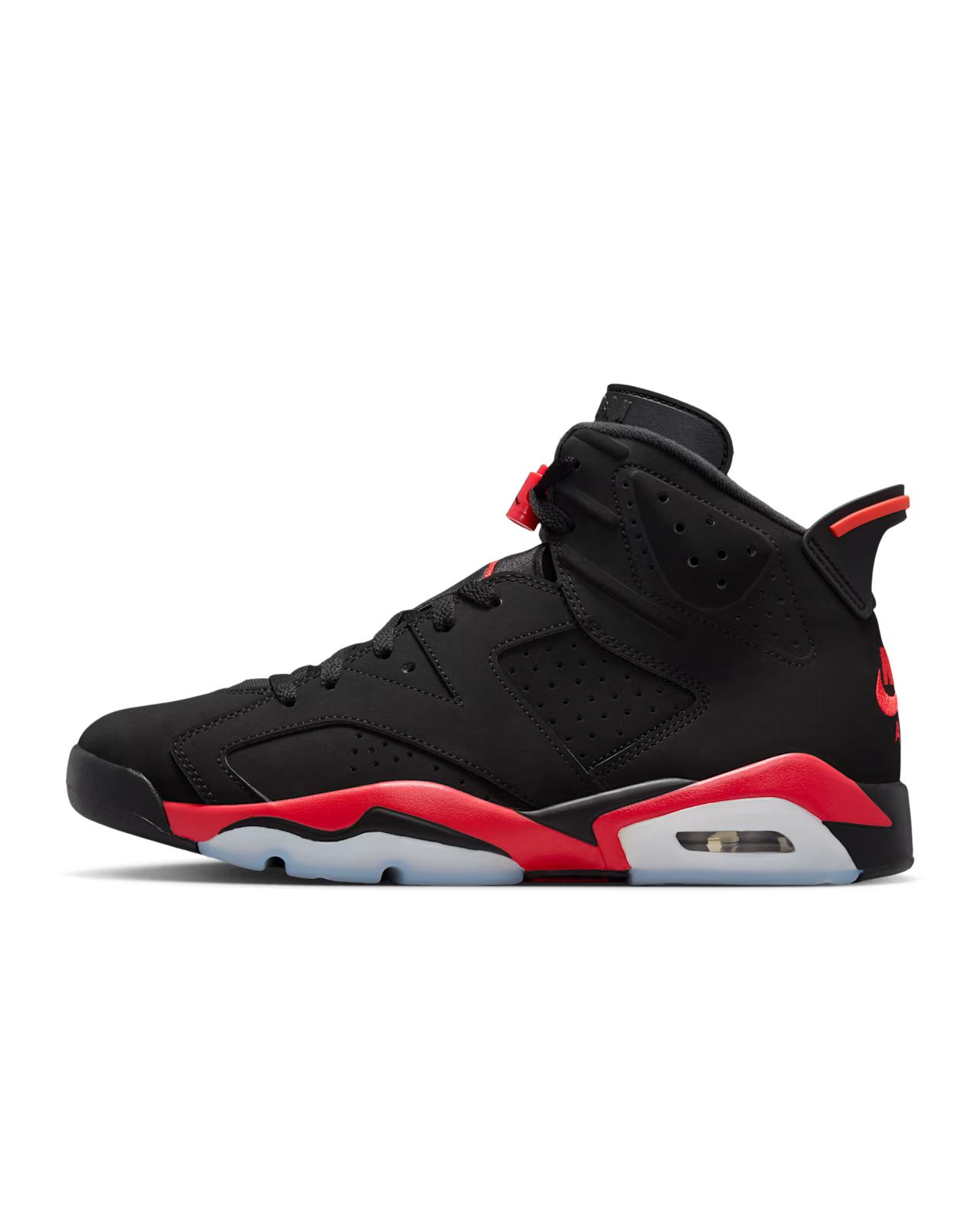 Air Jordan 6 Retro "Infrared Salesman" Black and Light Crimson