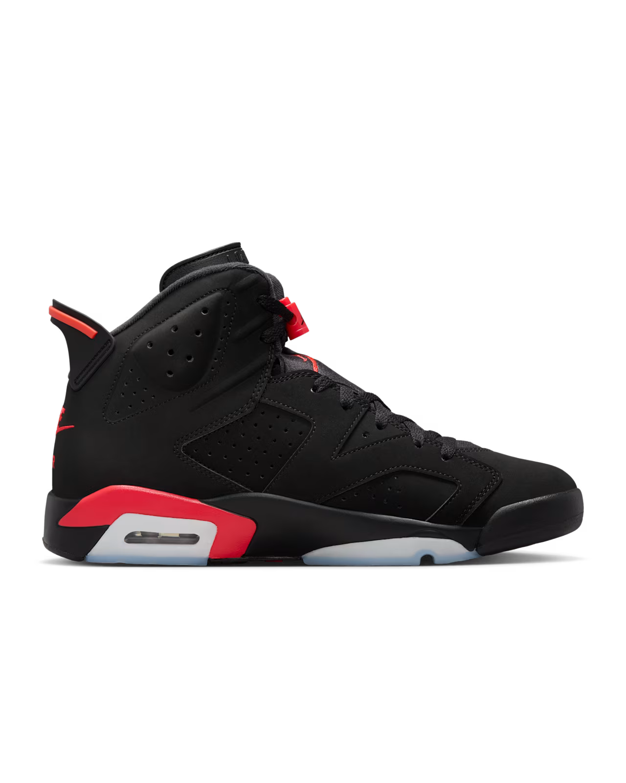 Air Jordan 6 Retro "Infrared Salesman" Black and Light Crimson