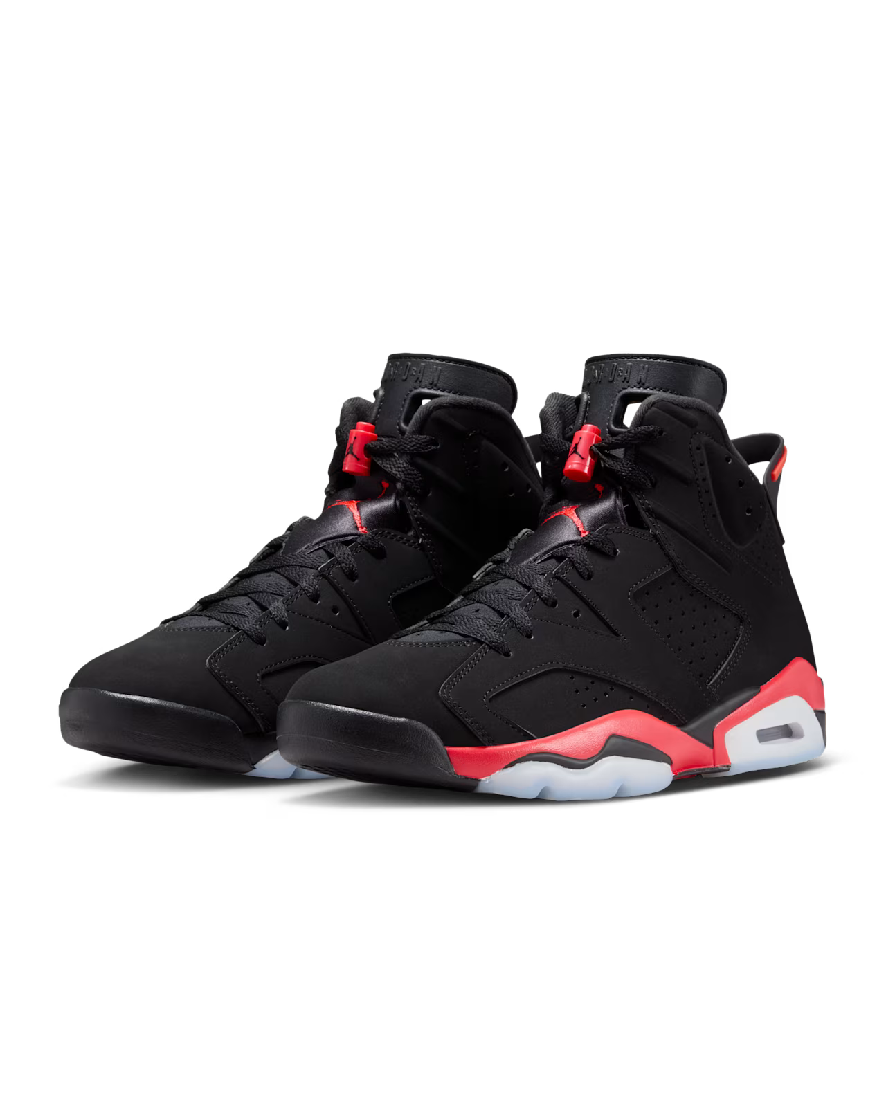 Air Jordan 6 Retro "Infrared Salesman" Black and Light Crimson