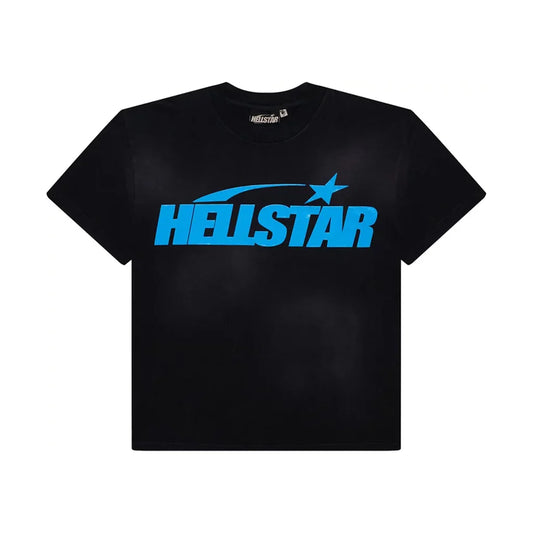 Hellstar Classic Print Tee Black/Blue