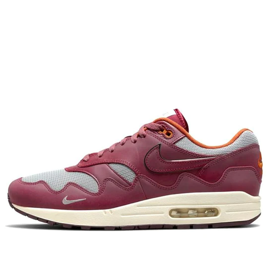 Air Max 1 Patta Waves Rush Maroon (with Bracelet)