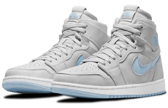 Gray and blue jordans best sale