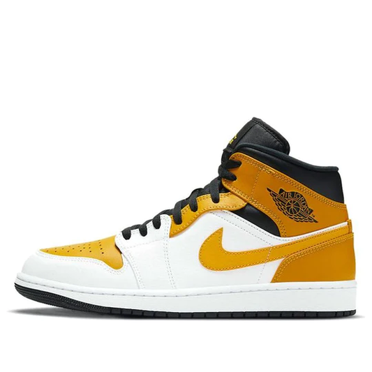 Air Jordan 1 Mid University Gold Black