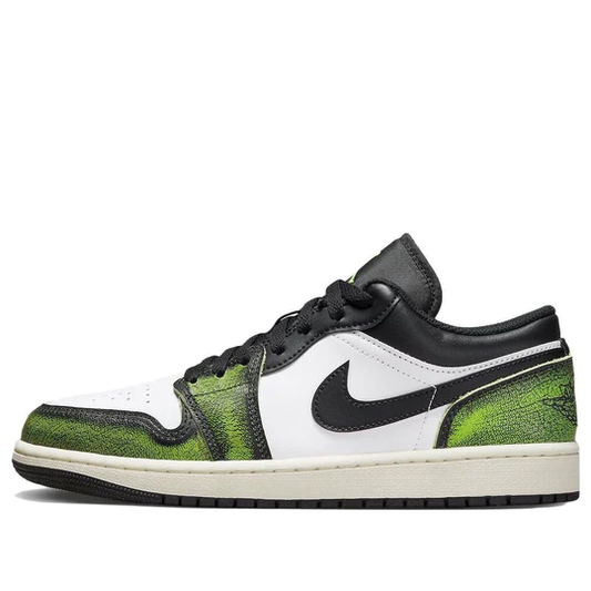 Air Jordan 1 Low Wear Away Electric Green (GS)