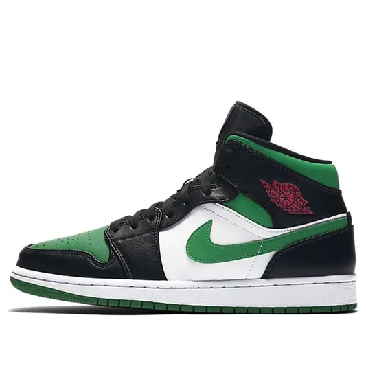 Air Jordan 1 Mid Green Toe