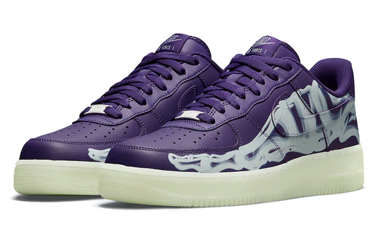 Air Force 1 Low '07 QS Purple Skeleton Halloween (2021)