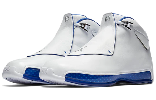 Air Jordan 18 Retro White Sport Royal DROP SHOP