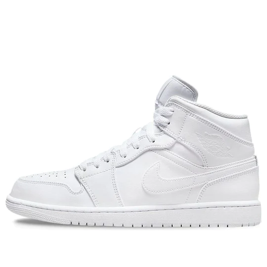 Air Jordan 1 Mid Triple White (2022)