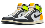 Air Jordan 1 Retro High White Black Volt University Gold (GS)