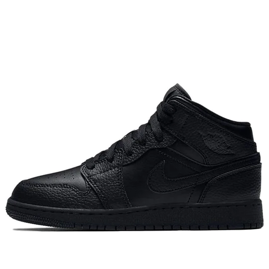 Air Jordan 1 Mid Black (GS)