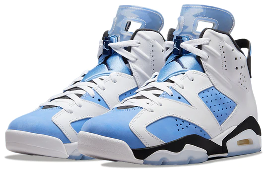 Air Jordan 6 Retro UNC White