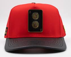Gorra Florence Caps Dos de Oro Roja
