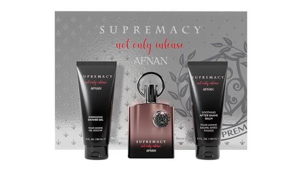 Set Afnan Supremacy Not Only Intense 3 Pzs – EDP 100ML + Gel de Ducha 150ML + After Shave/Desodorante