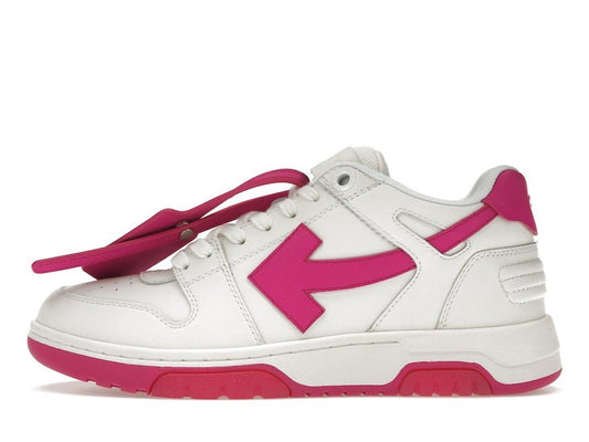 OFF-WHITE Out Of Office Calf Leather White Fuchsia (W)