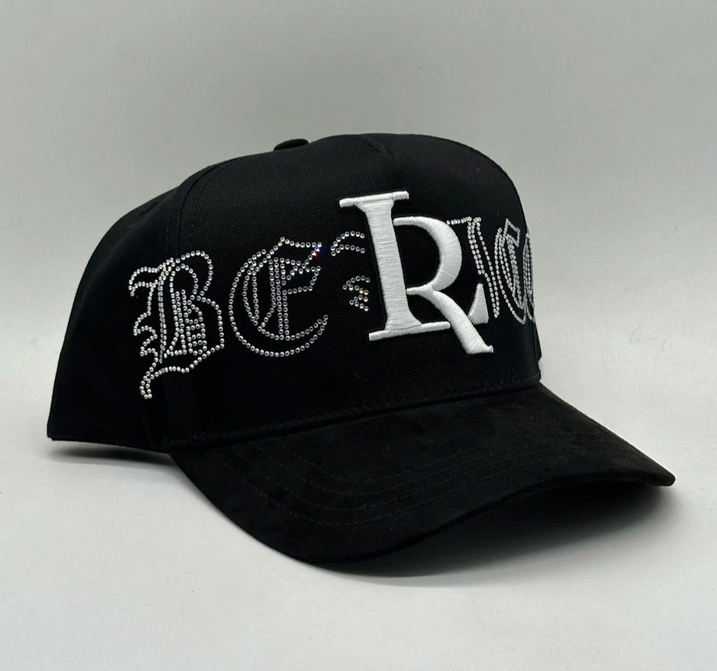 Gorra Toto Hats Luis R Black White Diamonds