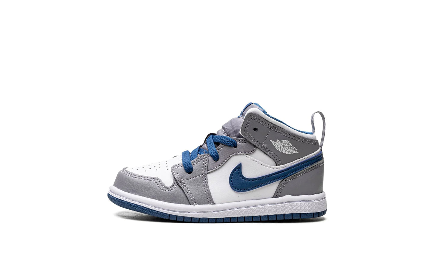 Air Jordan 1 Mid True Blue Cement (TD)