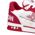Louis Vuitton Trainer Red Monogram Denim