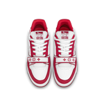 Louis Vuitton Trainer Red Monogram Denim
