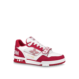 Louis Vuitton Trainer Red Monogram Denim