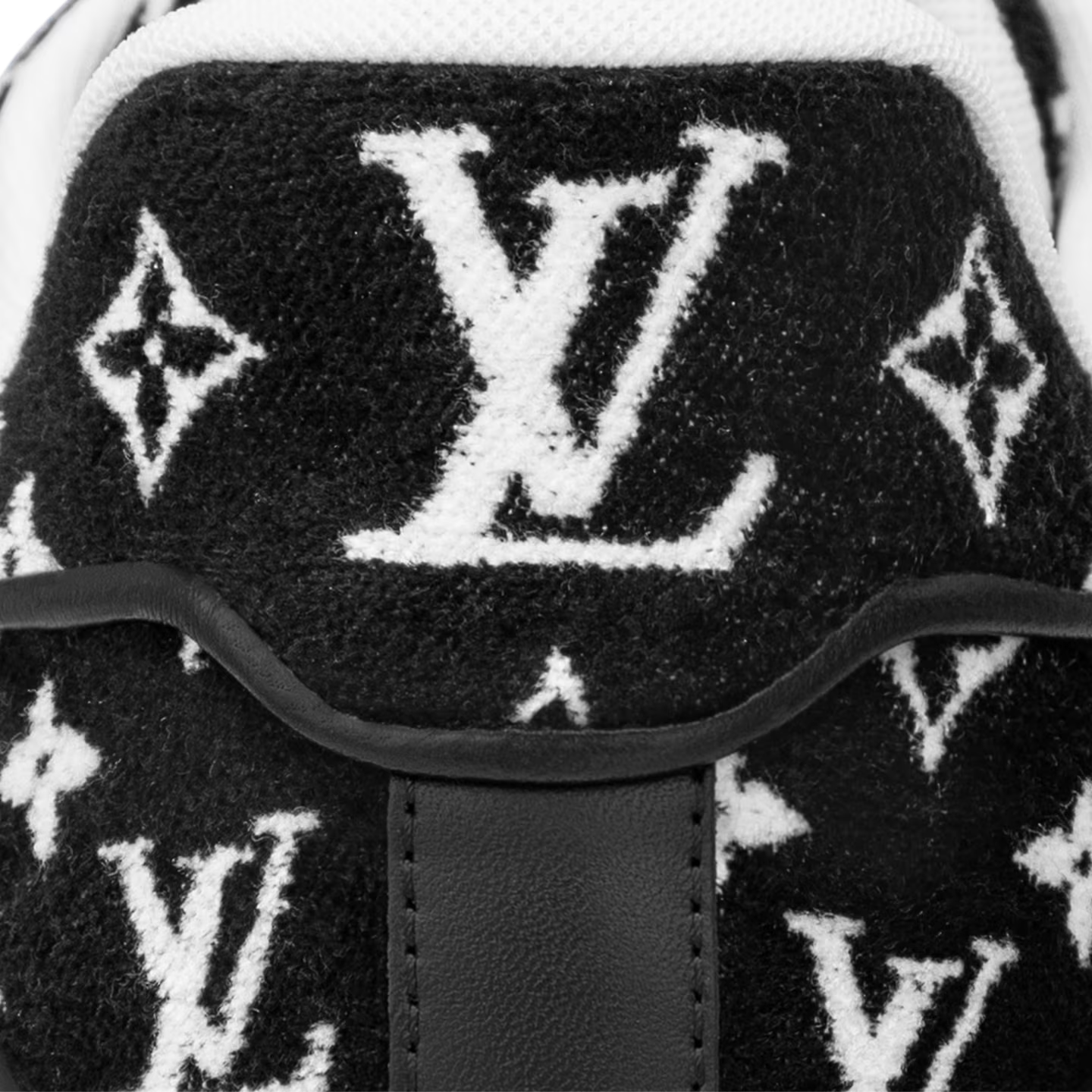 Louis Vuitton Trainer Black Monogram Textile for Men