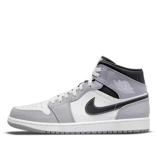 Air Jordan 1 Mid Light Smoke Grey Anthracite (NO BOX)