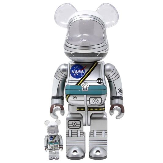 Bearbrick Nasa Hush Ver. 100% & 400% Set