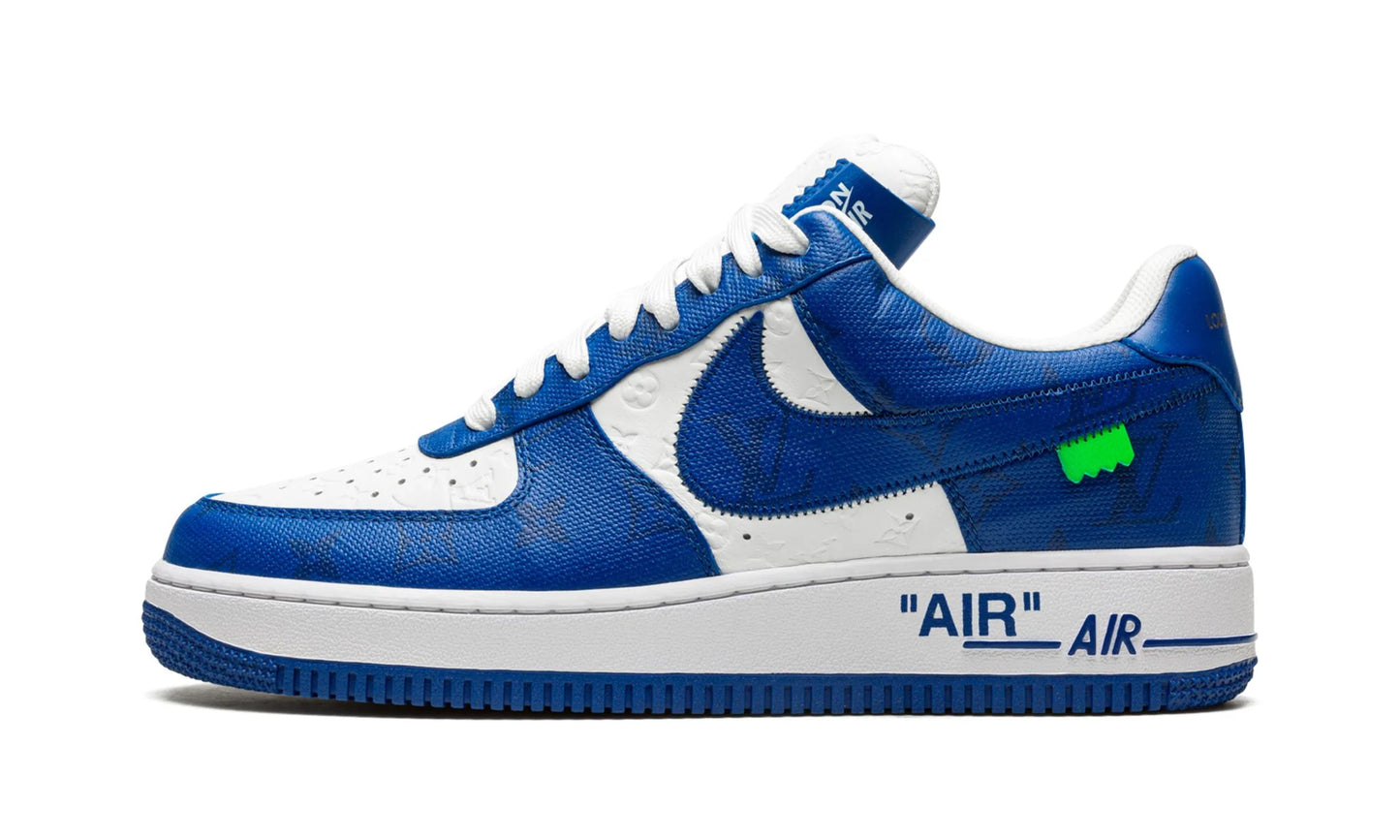 Louis Vuitton Nike Air Force 1 Low By Virgil Abloh White Royal NO BOX