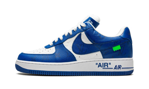 Louis Vuitton Nike Air Force 1 Low By Virgil Abloh White Royal NO BOX