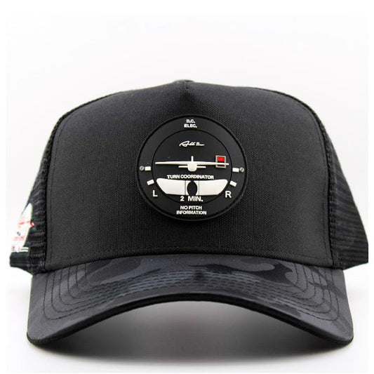 GORRA ALL IN AIR TURN COORDINATOR CAMO NEGRA