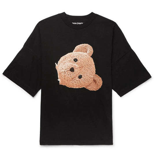 PALM ANGELS TEDDY BEAR BLACK T-SHIRT