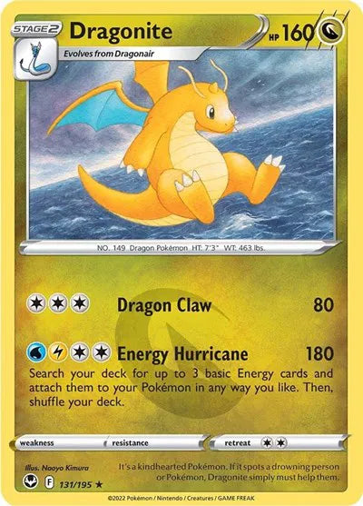 Carta Pokémon Dragonite 131/195 Silver Tempest