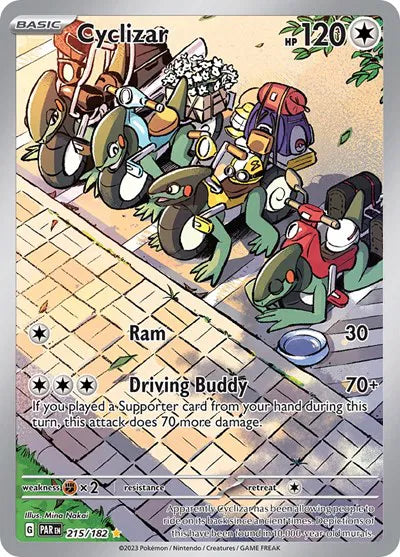 Carta Pokémon Cyclizar 215/182 Paradox Rift
