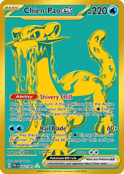Carta Pokémon Chien-Pao 242/091 Paldean Fates