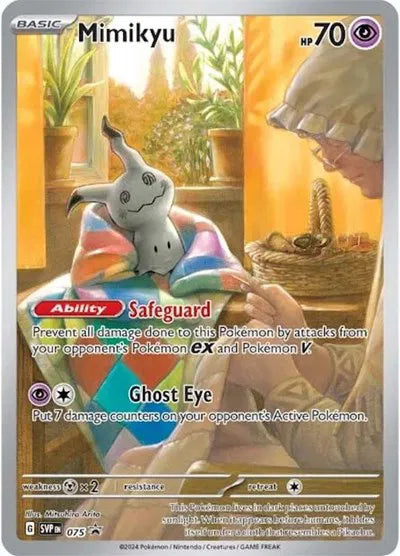 Carta Pokémon Mimikyu 075 Scarlet & Violet Promo