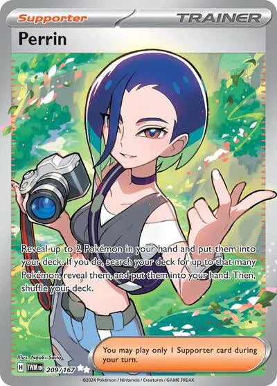 Carta Pokémon Perrin 209/167 Twilight Masquerade