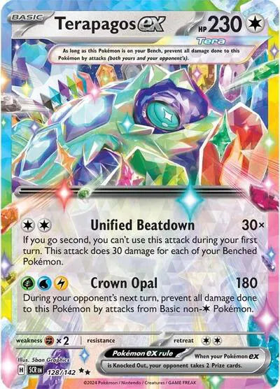 Carta Pokémon Terapagos ex 128/142 Stellar Crown