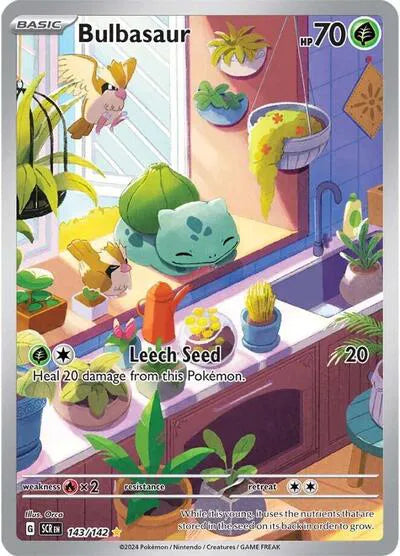 Carta Pokémon Bulbasaur 143/142 Stellar Crown