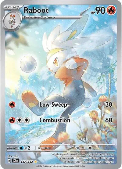Carta Pokémon Raboot 147/142 Stellar Crown