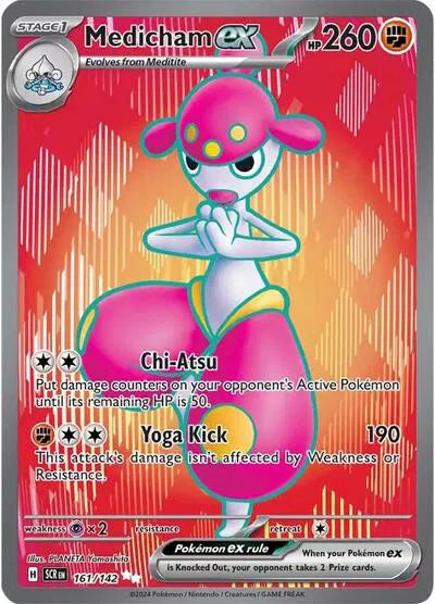 Carta Pokémon Medicham ex 161/142 Stellar Crown